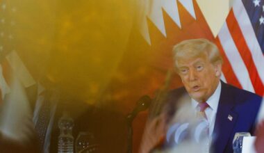 Live updates: Trump Middle East trip, Al-Udeid Air Base visit, Abu Dhabi meetings