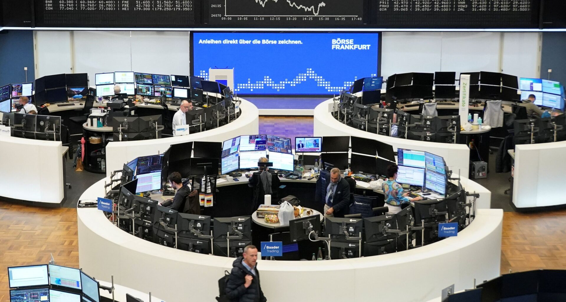 European shares ease as trade uncertainty lingers after court blocks Trump's tariffs