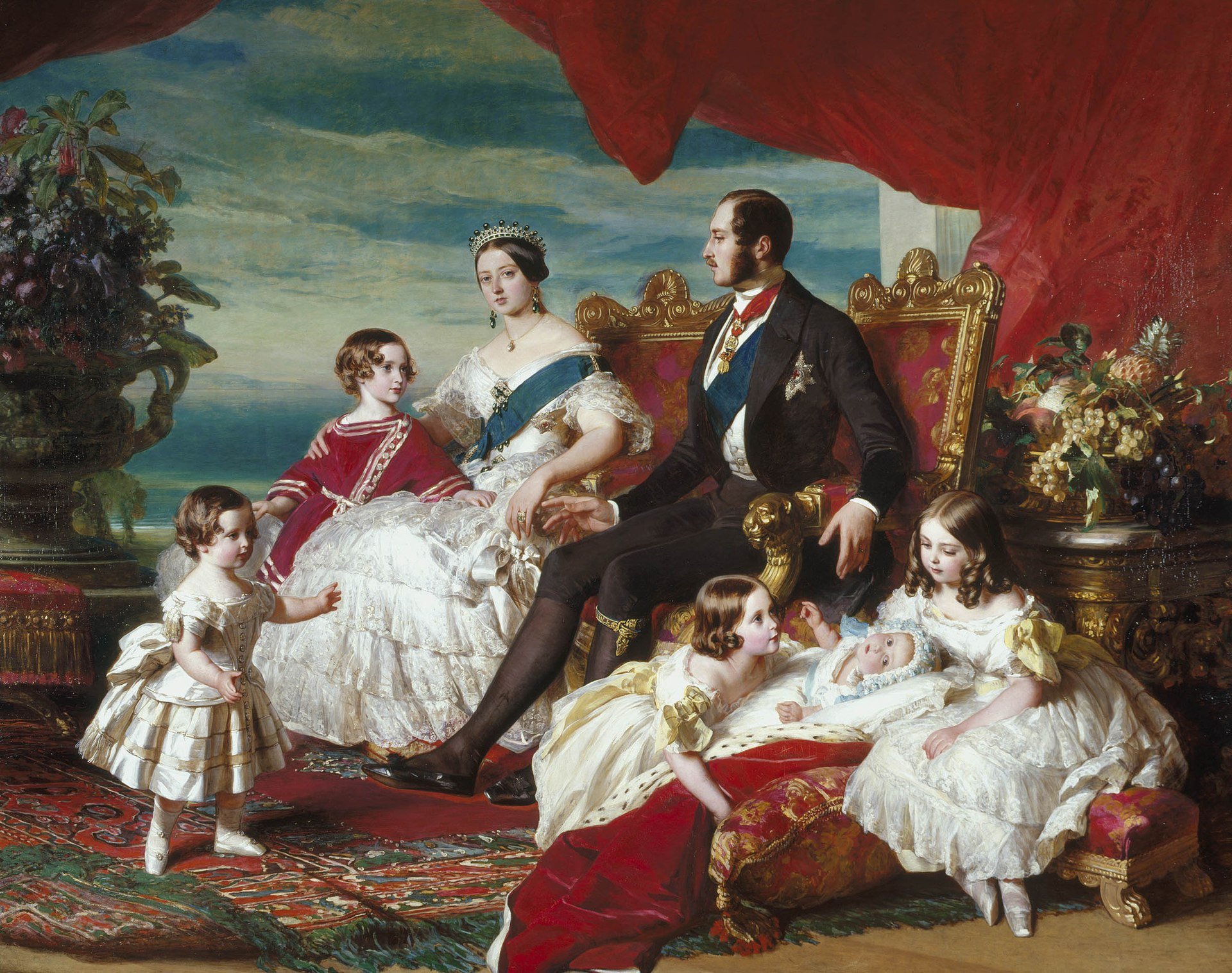 Franz Xaver Winterhalter's The Royal Family in 1846 (Royal Collection Trust)