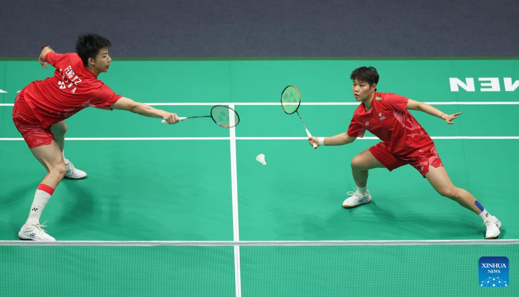 Sudirman Cup mixed doubles semifinal: China vs. Japan-Xinhua