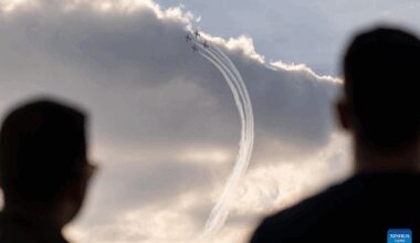 AIRVG 2025 air show held in Croatia-Xinhua