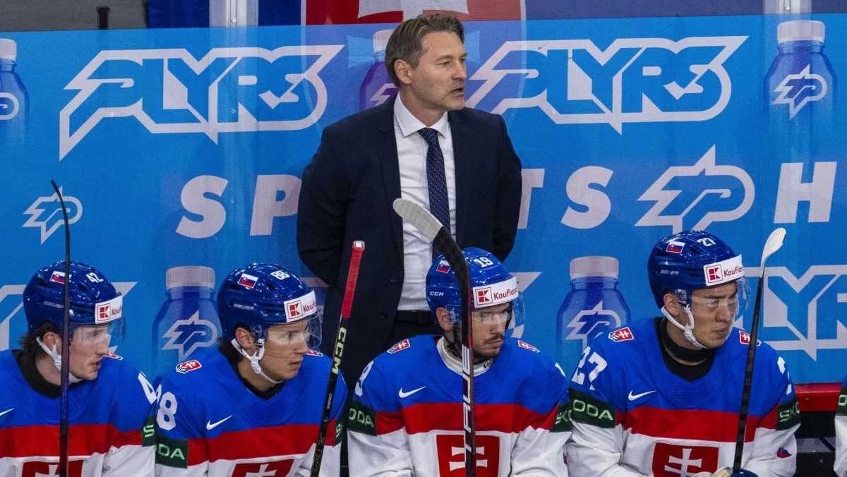 Zostava Slovenska proti Kanade na MS v hokeji 2025