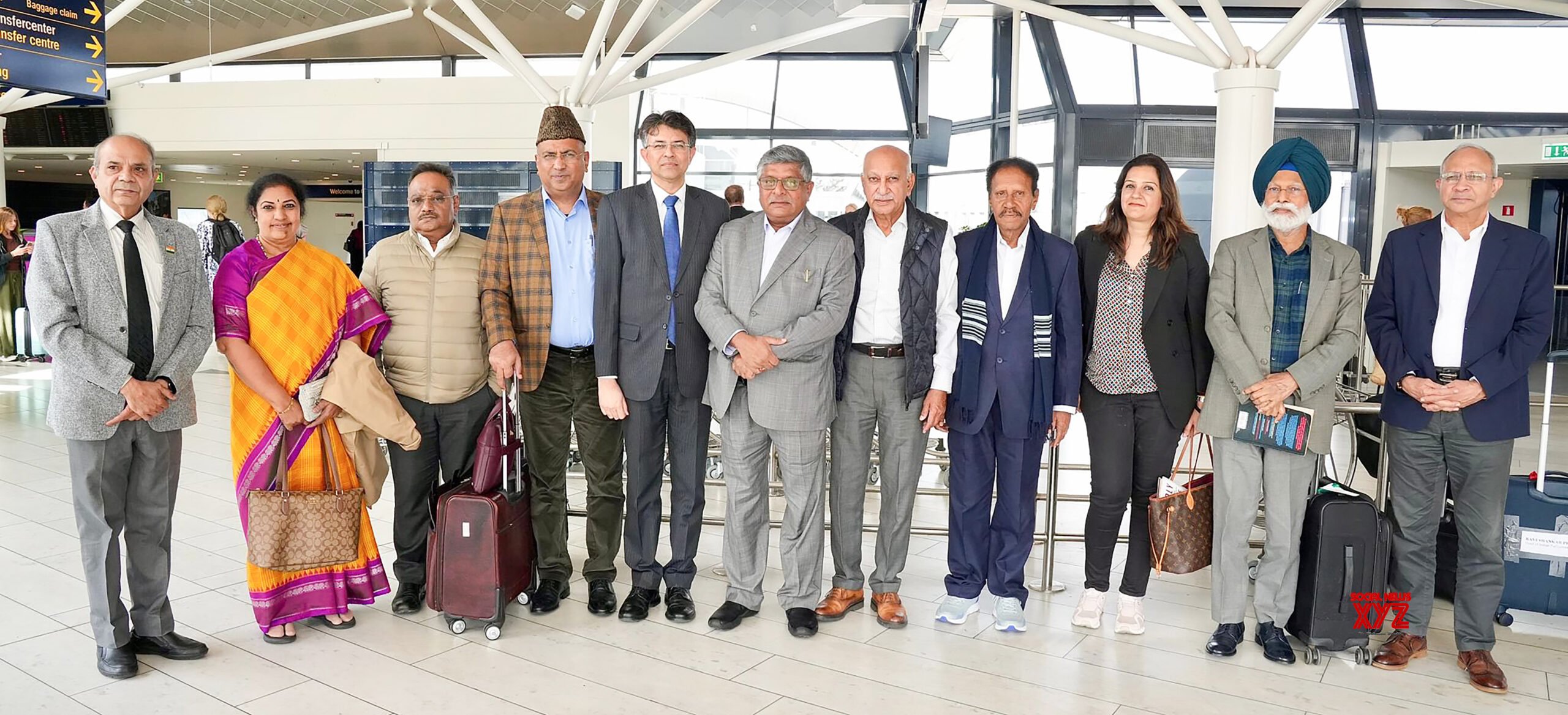 Copenhagen: All Party Parliamentary Delegation led by Ravi Shankar Prasad Arrives in Denmark #Gallery