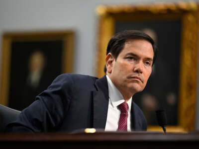 Secretary of State Marco Rubio testifies before a subcommittee at the Rayburn House Office Building on May 21, 2025, in Washington, D.C.