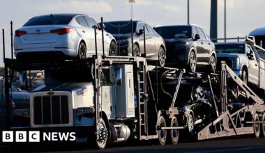 Tariffs on car parts entering the US come into force