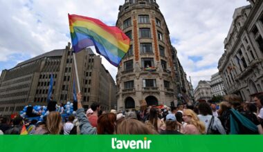 La journée pour les droits de la communauté LGBTQIA + a eu du succès: environ 220.000 personnes ont pris part à la Brussels Pride