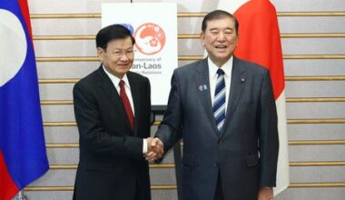 Japan, Laos Leaders Agree to Deepen Economic, Security Ties