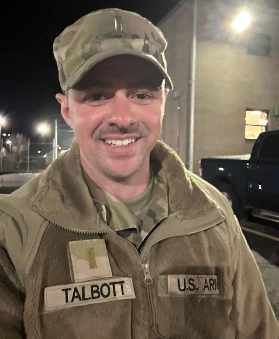 Transgender Lt Nicolas Talbott in us army uniform