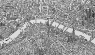 London in 0.03mm drawing ✍️
