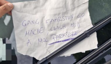 Am I dumb or what's this person's issue with my parking?