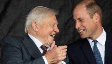 David Attenborough is a true giant, says Prince William