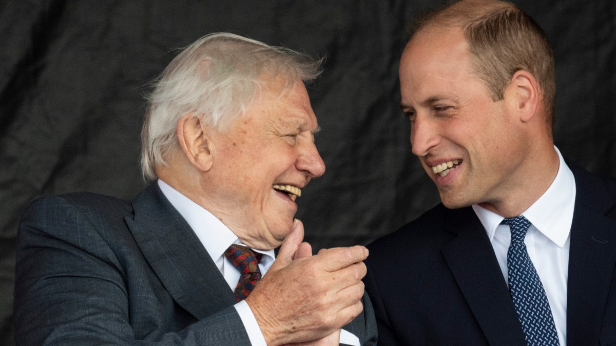 David Attenborough is a true giant, says Prince William