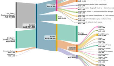 [OC] Yearly Budget of Aus Family Practicing Effective Altruism