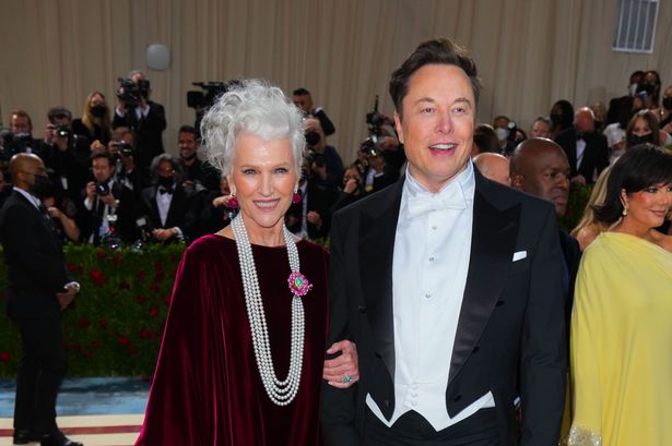 Maye Musk and Elon Musk attend The 2022 Met Gala Celebrating "In America: An Anthology of Fashion" at The Metropolitan Museum of Art on May 2, 2022 in New York City. 