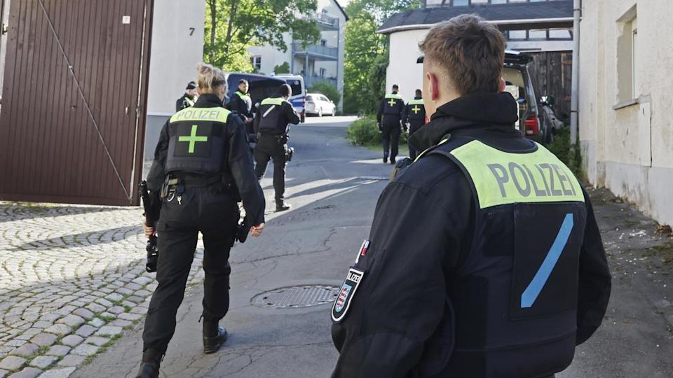 Police search following the ban of 
