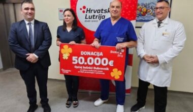 Croatian Lottery Donates to Dubrovnik Hospital to Support Women’s Health