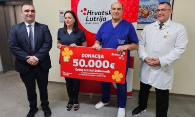 Croatian Lottery Donates to Dubrovnik Hospital to Support Women’s Health