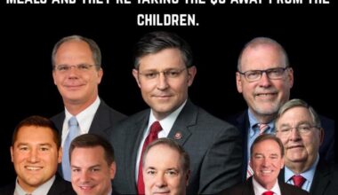 Think about the starving Republicans…
