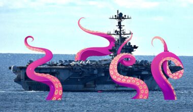 The U.S. must retaliate against the aquatic demon dragging its fancy fighter planes to the watery depths.