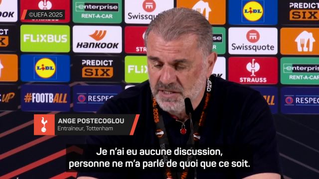 Football - Ligue Europa - Tottenham : Postecoglou n'a pas eu de « discussions » avec sa hiérarchie sur son avenir