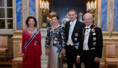 King Carl, Silvia receive Icelandic President Halla Tómasdóttir at Palace