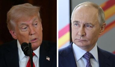 Freunde oder Feinde? Donald Trump (l.) verfolgt bei den Ukraine-Verhandlungen gegenüber Wladimir Putin eine unklare Taktik.