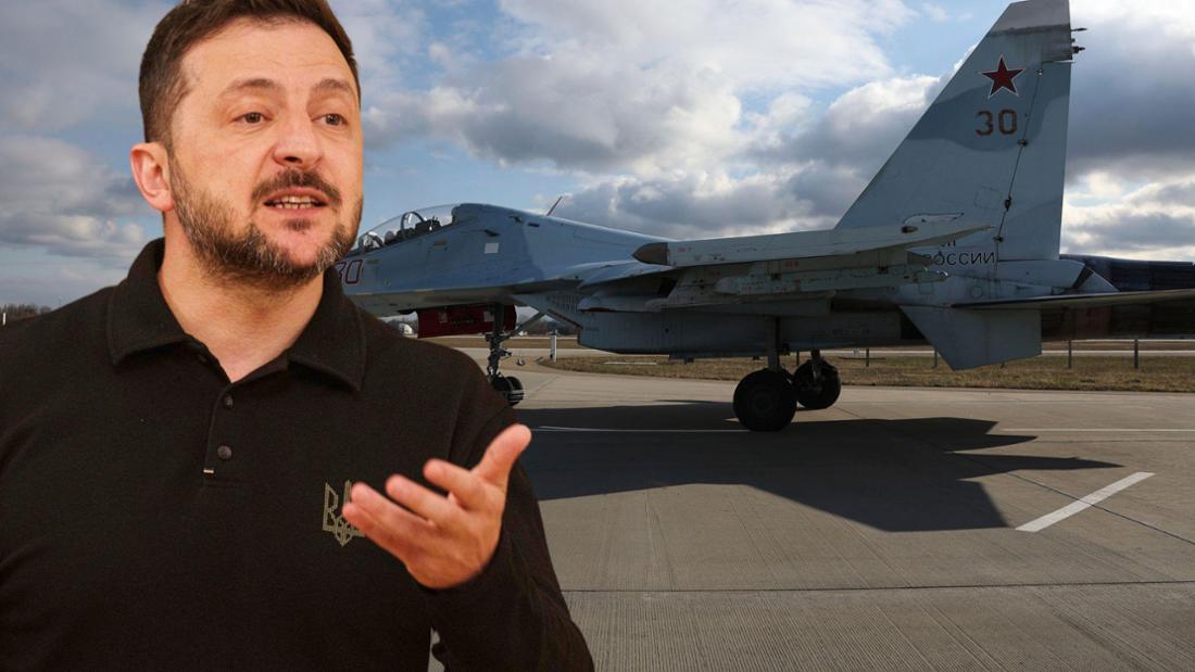 Bestätigte den Abschuss eines russischen Kampfjets: Wolodymyr Selenskyj.