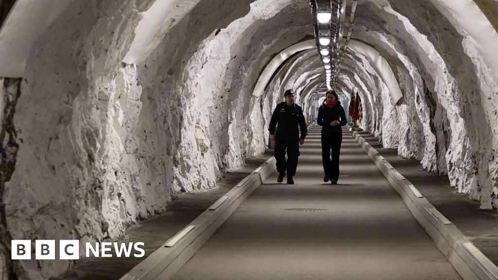 Tunnel leading to secret military headquarters in Norwegian mountain