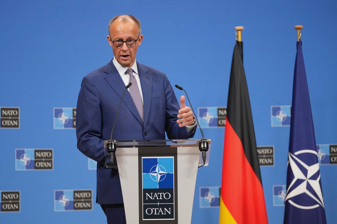 Eurofighter will Bundeskanzler Friedrich Merz vorerst nicht in die Türkei liefern. 