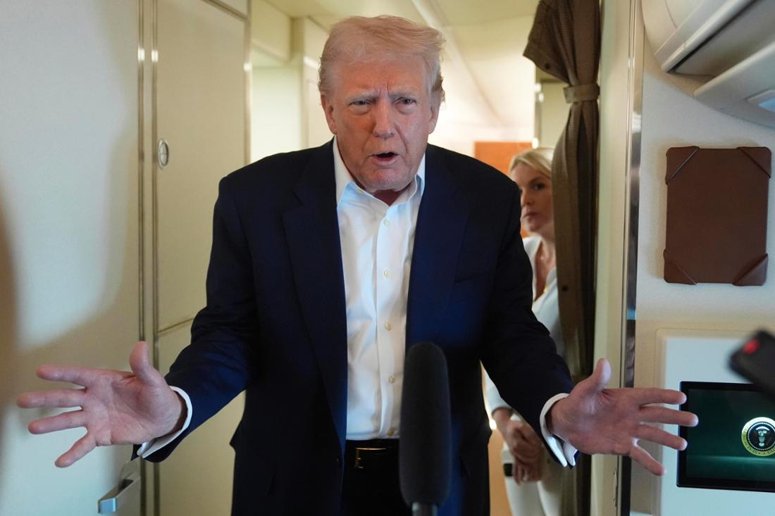 US-Präsident Trump unterwegs 
