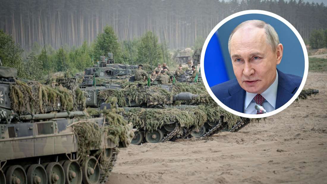 Die Gefahr eines Russland-Angriffs auf die Nato wächst. (Montage)