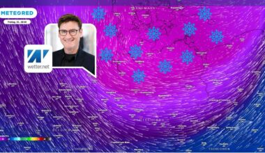 Die Wetterkarte zeigt die Temperaturen am Freitagmorgen in rund 5,5 km Höhe über Deutschland.