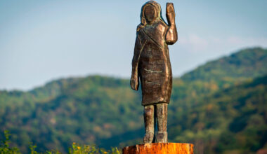 Statue of U.S. First Lady Melania Trump stolen in Slovenia