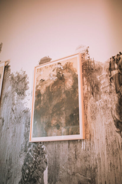 A photograph of an installation by Artwork by Anthony TungNing Huang. 