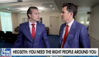 Pete Hegseth Gives His Mini-Me Fox Colleague a Tour of the Pentagon