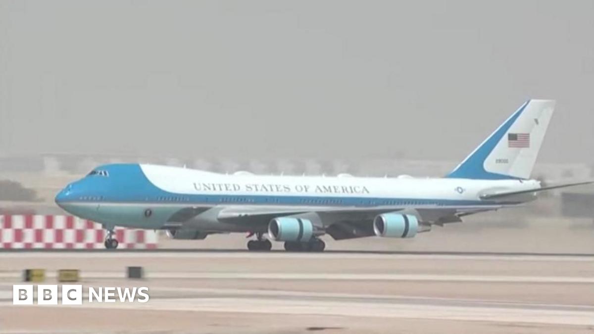 Trump arrives in Saudi Arabia in first major trip of second term - follow live
