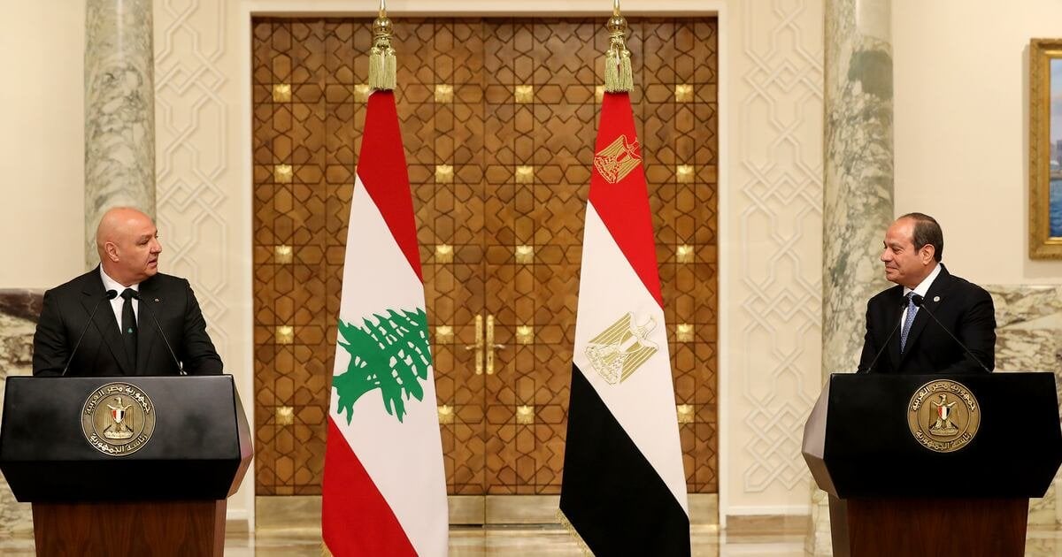 Lebanon to use Egyptian military expertise to disarm Palestinian militants, says President Aoun