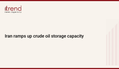 Iran ramps up crude oil storage capacity