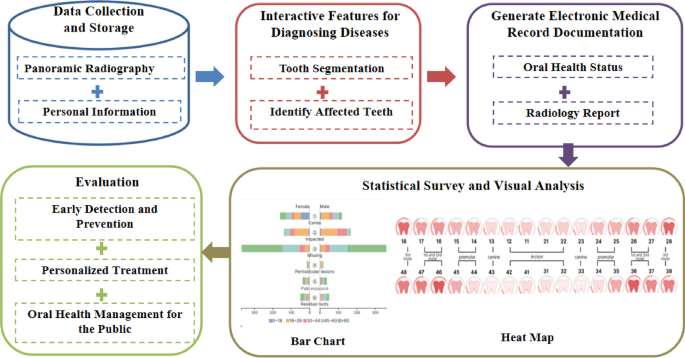 A visualization system for intelligent diagnosis and statistical analysis of oral diseases based on panoramic radiography
