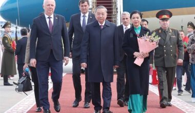 Party General Secretary Tô Lâm begins state visit to Belarus