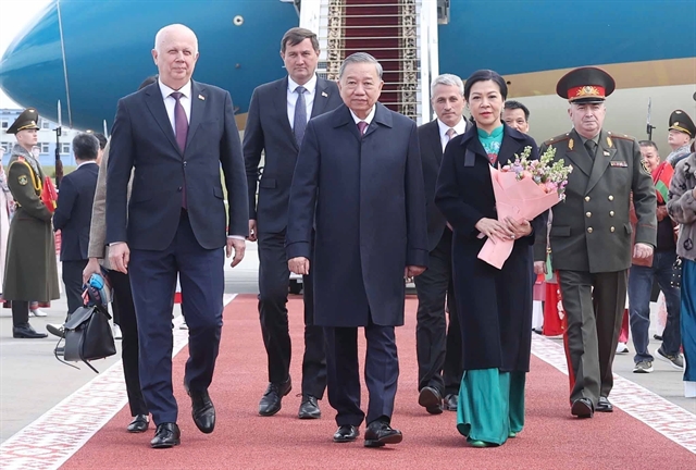 Party General Secretary Tô Lâm begins state visit to Belarus