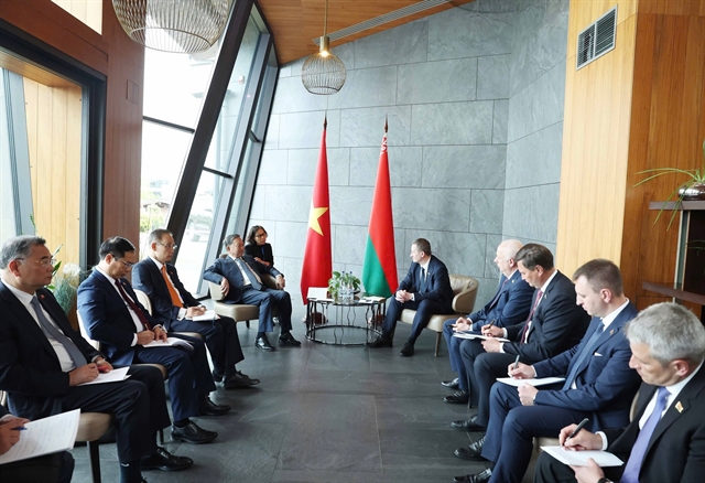 Vietnamese Party General Secretary meets with Belarusian PM