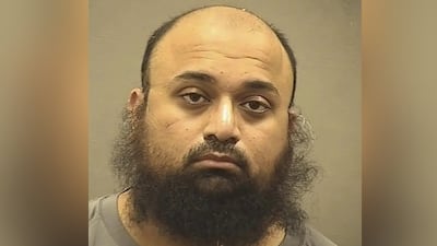 Mohammed Azharuddin Chhipa was sentenced to up to 30 years in prison for funding ISIS by converting $185,000 into cryptocurrency and transferring it to the group through female operatives. Photo: Alexandria Sheriff's Office