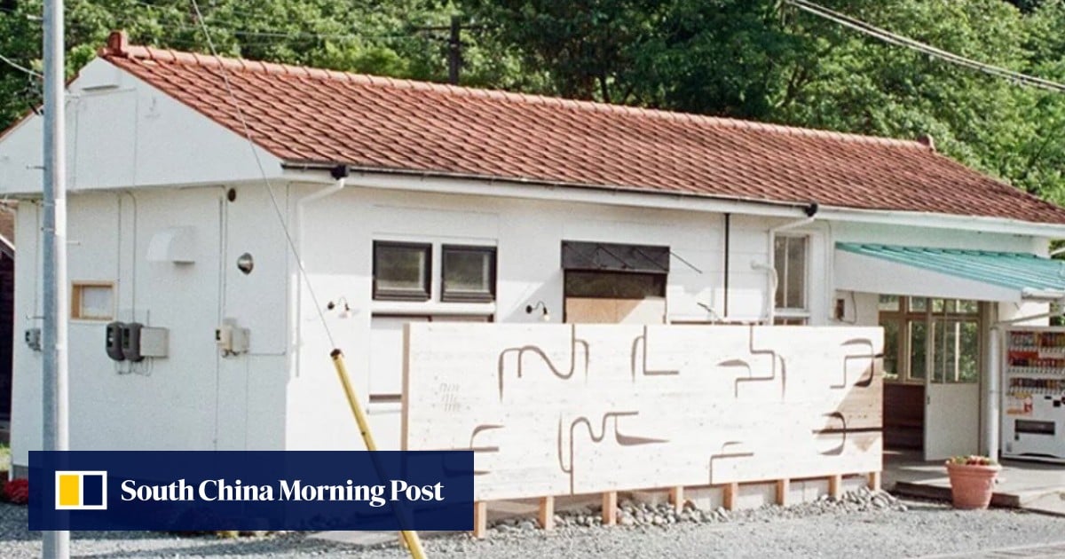 In rural Japan, railway stations and empty properties repurposed to serve tourists