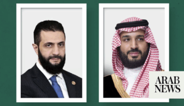 Saudi crown prince, Al-Sharaa discuss Syria’s stability and security