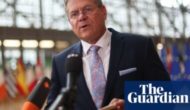 Any trade deal with US must be based on ‘respect not threats’, says EU commissioner | Trump tariffs