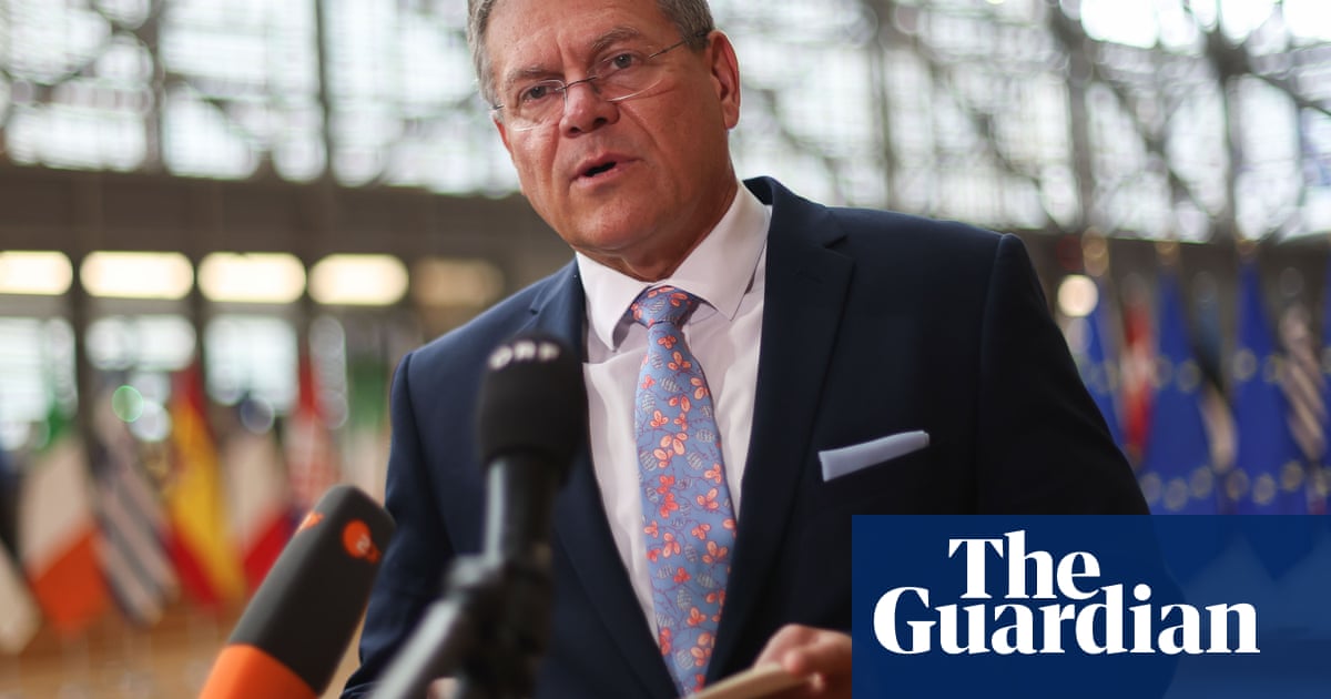 Any trade deal with US must be based on ‘respect not threats’, says EU commissioner | Trump tariffs