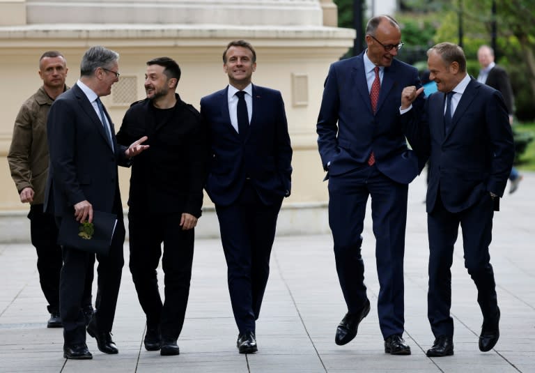 European leaders had proposed an unconditional ceasefire starting on Monday (Ludovic MARIN)
