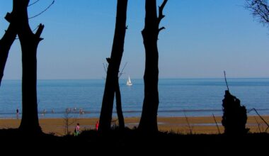 A walk along the Swansea coast.