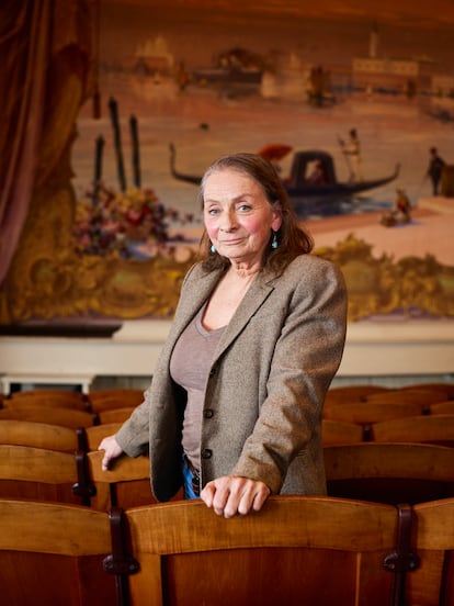 Sylvie Boudreau, chair of the Haskell Library and Opera Board of Trustees.